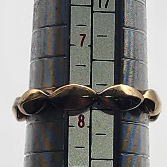 Ross-Simons Gold Plated Sterling Silver Stacker Ring (7.75) - Picture 6 of 6